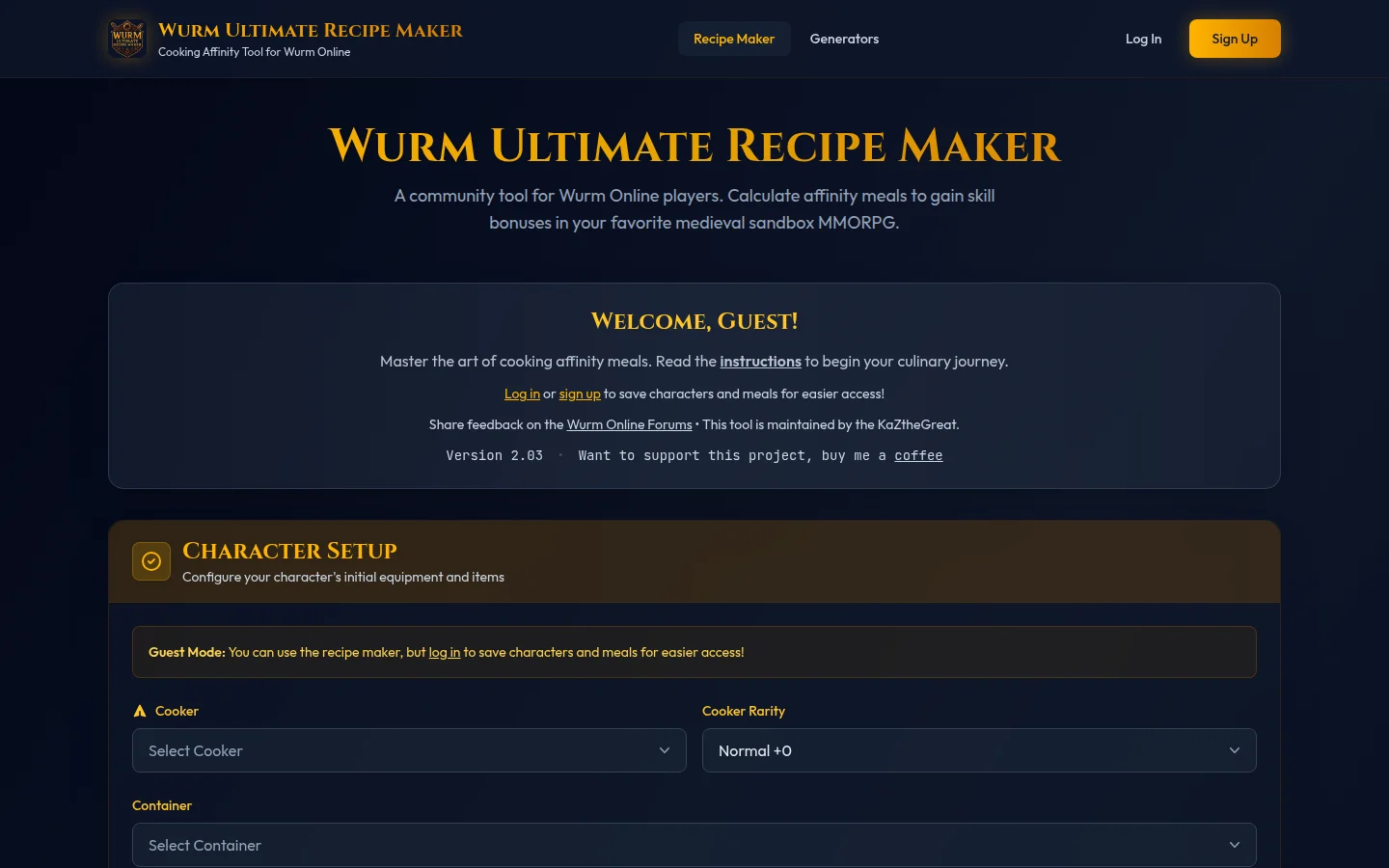 Wurm Food